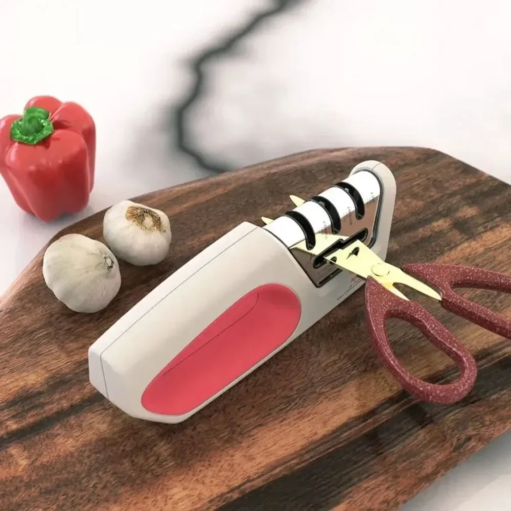 Amesser 4 In 1 Professional Knife & Scissors Sharpener A75